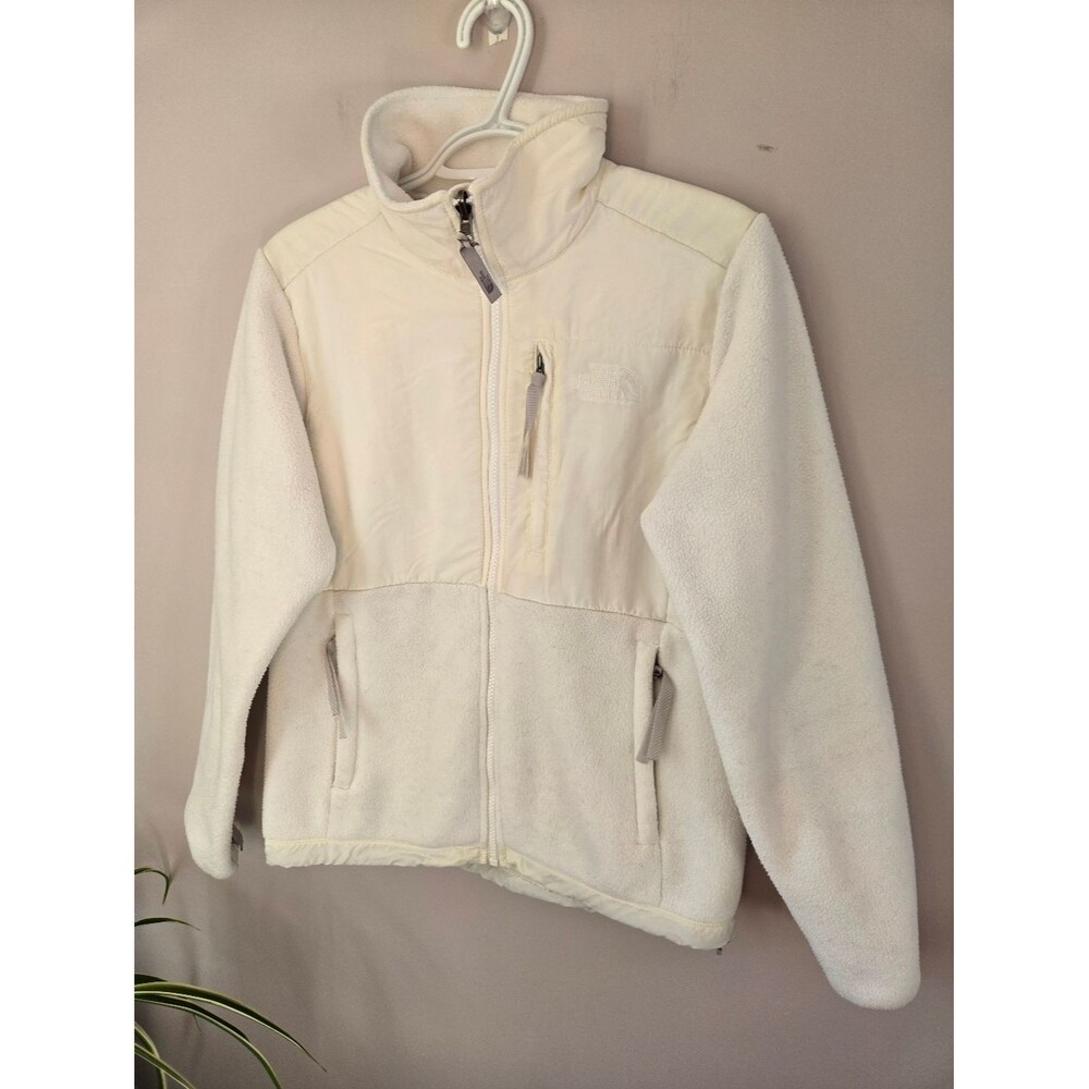 The North Face Women’s Polartec Cream Full Zip Fleece Jacket Size S - Picture 3 of 12